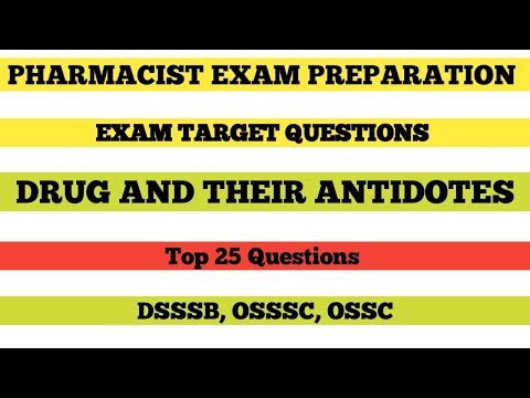 Pharmacist Exam Preparation | Drug And Their Antidote | DSSSB, OSSSC, OSSC  @GPATDISCUSSIONCENTER