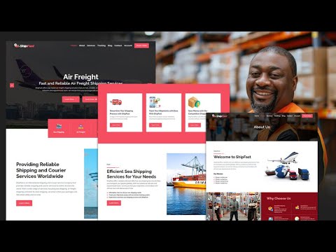 How to create a Shipping Website Using WordPress and Elementor Introduction