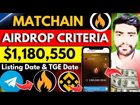 Matchain airdrop criteria | matchquest airdrop withdrawal-matchain listing date-matchain Wallet