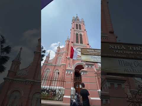 Kiến trúc Nhà thờ Tân Định. Địa điểm check in sống ảo #trip #church #tphcm #checkin #checkinsaigon