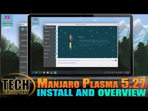 Manjaro plasma | How To Install & Optimizing & Customization | Manjaro KDE Plasma 5.27 Features