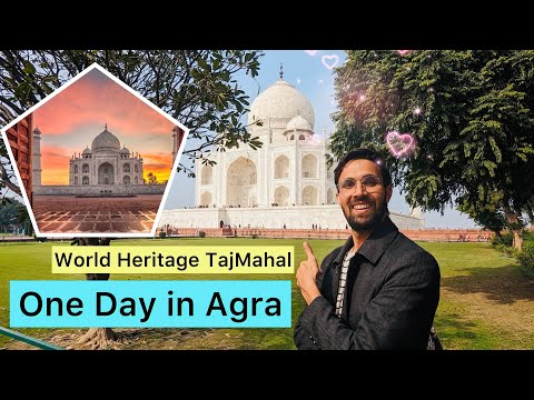 "Exploring the Splendor of the Agra Taj Mahal" and Agra Fort😍 | Indian Vlogger