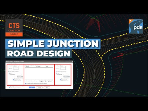 How to design a simple road junction in PDS