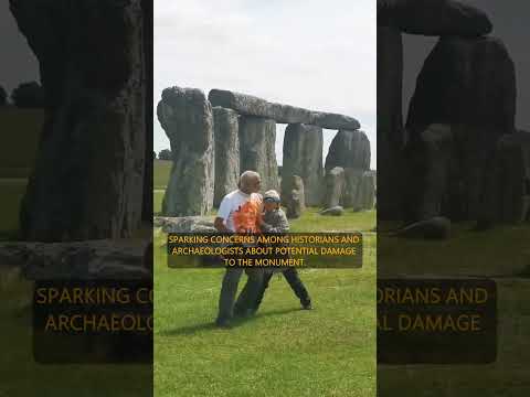 Who Vandalized Stonehenge and Why? #shorts #history #science #activism #viralshort #culture #art