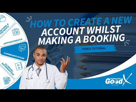 GoodX Web Tutorial - How to Create a New Account Whilst Making a Booking