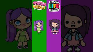 Avatar World vs Toca Boca. #tocaboca #pazuavatarworldsecret #tocalifeworld #pazuavatarworld