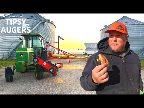 CRASH! Threading the Needle with an Auger! Harvest 2023 - Episode 5