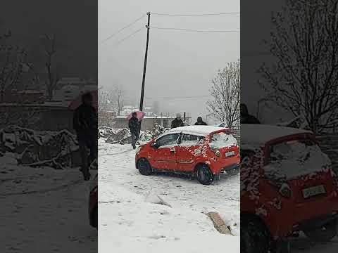 Ice snowfall today dachhan