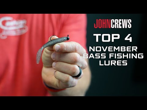 John Crews's TOP 4 BAITS for NOVEMBER BASS FISHING