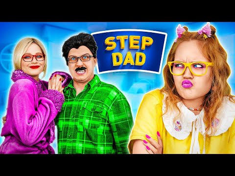 Dad vs Step Dad! I Got Adopted By Weird Superhero Family!