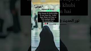 Hazrat Ali (R.A) says #hazrataliquotes #noorehadees #deenkibaatein #youtubeshorts #youtube #shorts