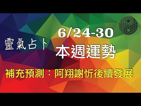 2019/6/27│靈氣占卜│本週運勢：火雷噬嗑