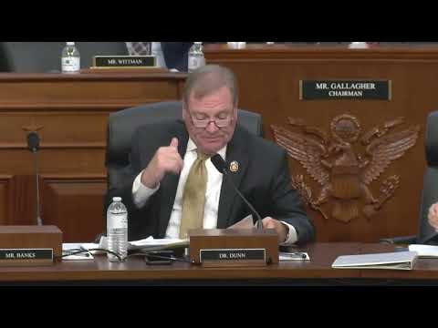 Congressman Dunn: "The CCP must be stopped."