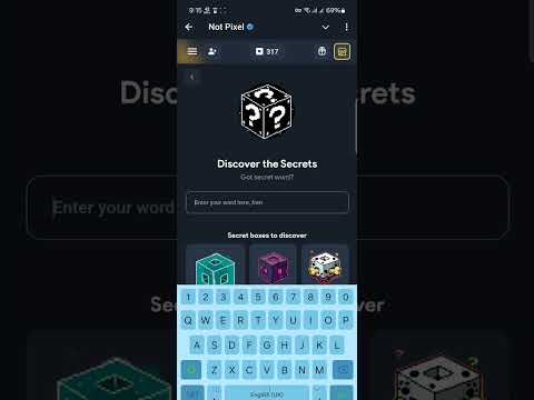 Not Pixel Secret Word | Not Pixel Secret Code 16 Nov | Not Pixel Airdrop | Not Pixel Listing Date