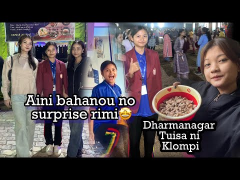 Aini bahanou ni school o thangmi // Bungno surprise rimi //Food fest // Dharmanagar tuisa ni klompi