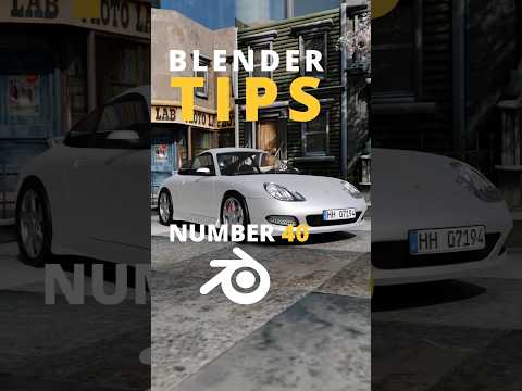 Blender Tip 40 Dolly Zoom ✔️ #blender #blendertutorial #blender3d #tutorial