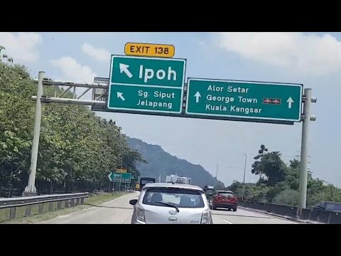 How to Drive to Ipoh Old Town from PLUS Expressway Ipoh (South) Toll Perak