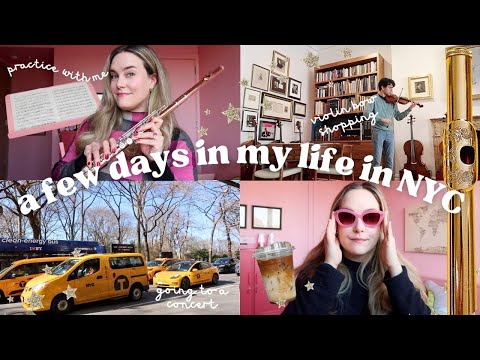 The Ups and Downs of Being a Freelance Musician in NYC | flute player vlog