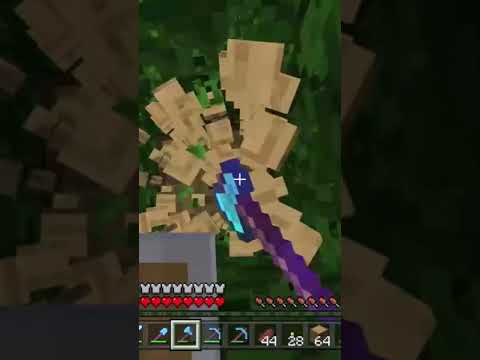 Chopping Wood in Minecraft Part 3