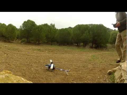 E-FLITE Blade SR flight crash and flight