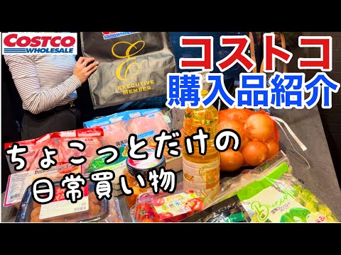 【コストコ】足りない物だけを買いに行った日常買い物♪タンパク質を意識した食材💪