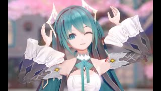 【VOCALOID MMD/4K/60FPS】Hatsune Miku【ワタシノテンシ】