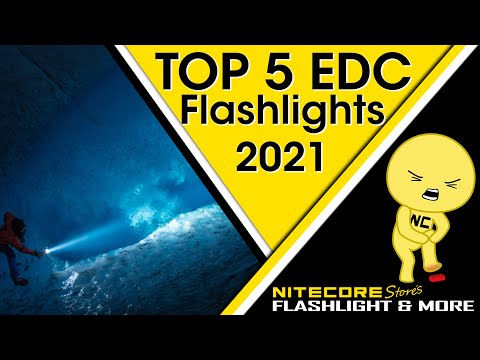 Top 5 EDC Flashlights from Nitecore Store 2021