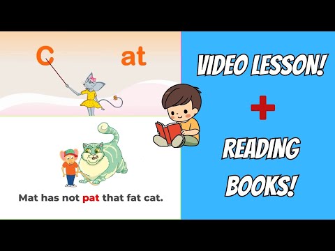 Preschool Reading Lessons: 3-Letter Blending, Sight Words, Reading Books