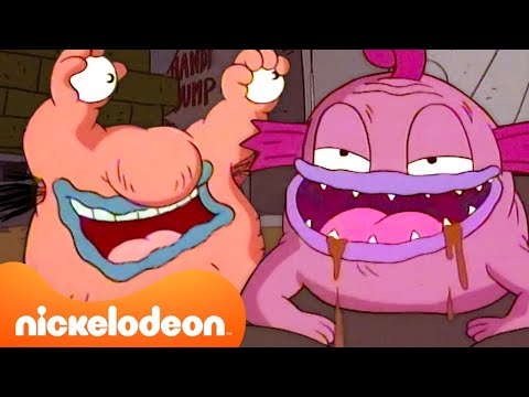 Aaahh!!! Real Monsters Babysitting DISASTER! 😈🍼 | Cartoons From Your Childhood | Nicktoons