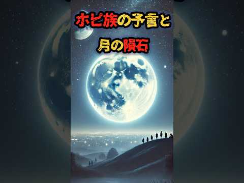 ホピ族の予言と月の隕石 #shorts #都市伝説 #予言