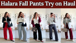 Halara Fall Pants Try on Haul | Trying the new Halara Flex Pant Fall Fashion