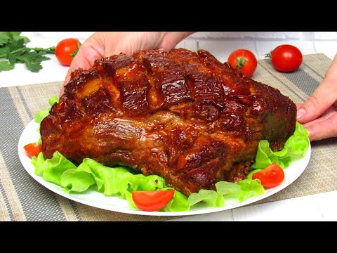 Tender, juicy PORK IN THE OVEN! The EASIEST recipe! Delicious pork in the oven!