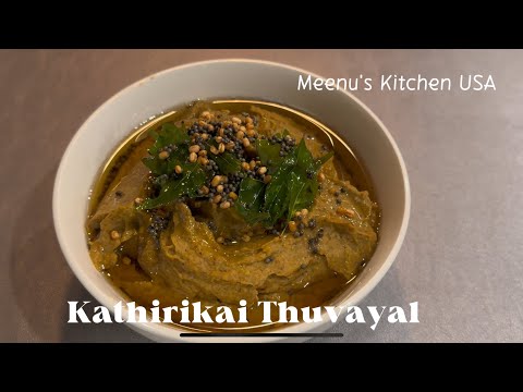 Healthy Vankaya Pachadi / Kathirikai Thuvayal Chettinad Style Recipe