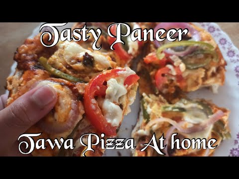 Tasty Paneer Tawa Pizza At home -League Cooking-