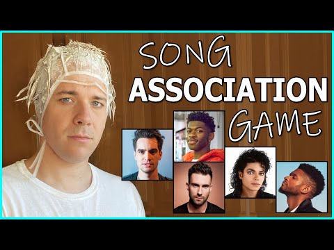 SONG ASSOCIATION GAME 2 (my poor hair! 😳) - Maroon 5, Usher, P!ATD, Lil Nas X