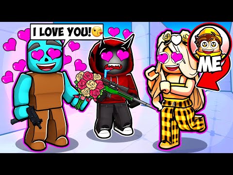 I Pretended To Be An E-GIRL To Troll My FRIENDS... (Roblox Rivals)