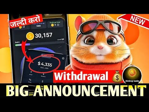 Hamster Kombat Withdrawal | Hamster Kombat Live Withdrawal | Hamster Kombat Withdrawal Kaise Kare