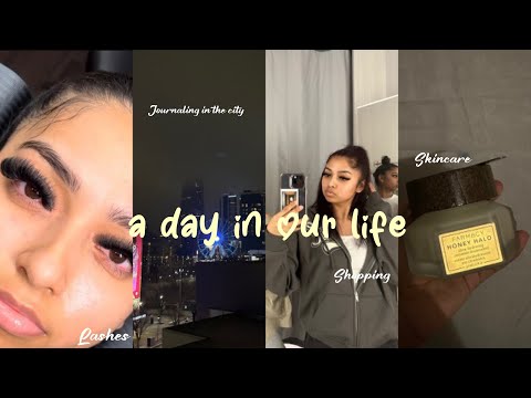 DAY IN MY LIFE: lash appointment, journaling in the city , shopping, & skincare