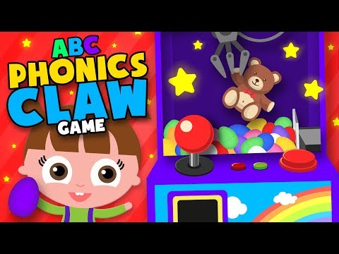 ABC PHONICS + COLORS for kids + CLAW GAME surprise eggs! Kindergarten Learning Videos