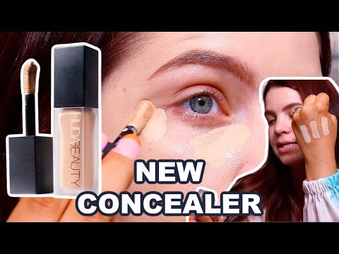 HUDA BEAUTY #FAUXFILTER LUMINOUS CONCEALER REVIEW + WEAR TEST