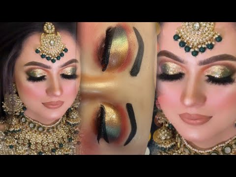 Step -by - Step Bridal Eye Makeup Tutorial for Beginners | Bridal Makeup | Bridal Makeup Tutorial |