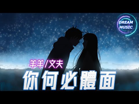 羊羊/文夫《你何必體面》『你再沒資格看我的朋友圈』【動態歌詞】