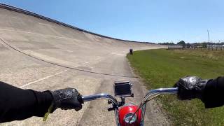 Montlhéry Autodrome with Honda Monkey Z50M