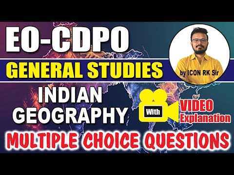 Indian Geography for EO, CDPO, Group 2 & Group 3 Exams | ICON INDIA