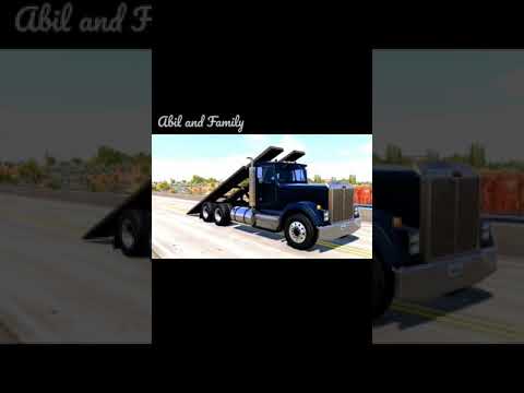 Cars vs Ramp Truck - BeamNG.Drive