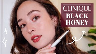 Trying the VIRAL Clinique Black Honey Lipstick! 👀