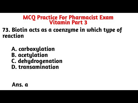 Vitamin MCQ Part 4 | Railway Pharmacist Exam Preparation | Pharmacist Exam Preparation @pharmamcq