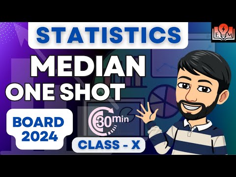 Class 10 Statistics One Shot | Median Class 10 Statistics | Class 10 Maths Important Questions 2024