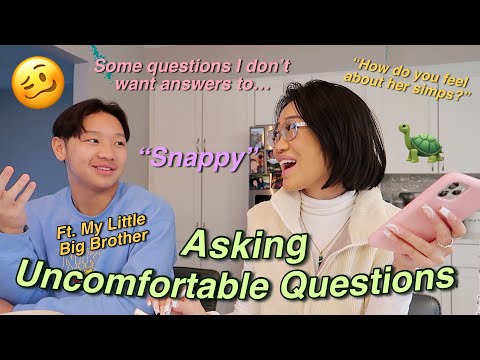 EWW I CANT! 🥴 UNCOMFORTABLE QUESTIONS FT MY BROTHER