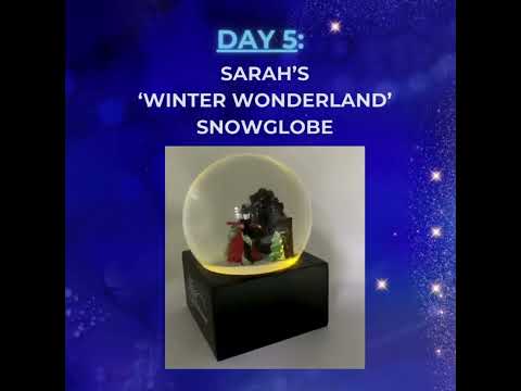 @sarahbrightman 12 Days of Christmas Presents Day 5: The Winter Wonderland Snowglobe